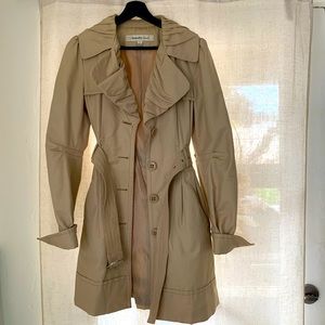 Laundry by Design fitted rain coat.